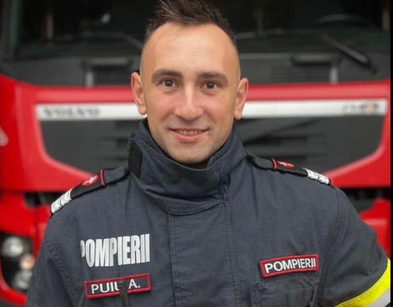 Andrei, pompierul care de ziua lui a sărit din mașină pentru a ajuta victimele unui accident!