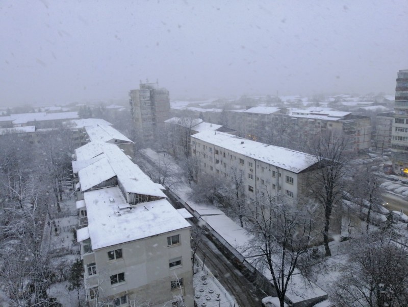 ANM: Județul Botoșani, sub COD GALBEN de ninsori