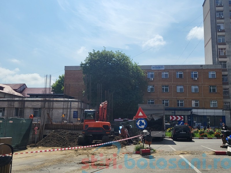 Au fost reluate lucrările pe șantierul Secției de Oncologie de la „Mavromati”! (Video)