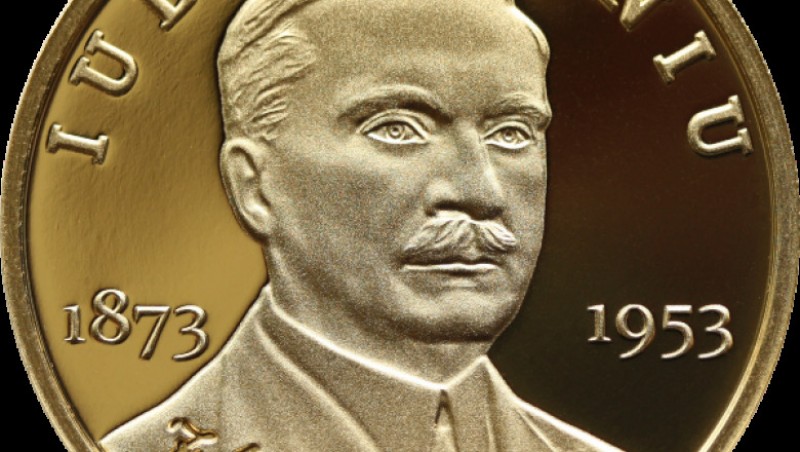 BNR lansează o monedă din aur pentru a marca 150 de ani de la naşterea lui Iuliu Maniu