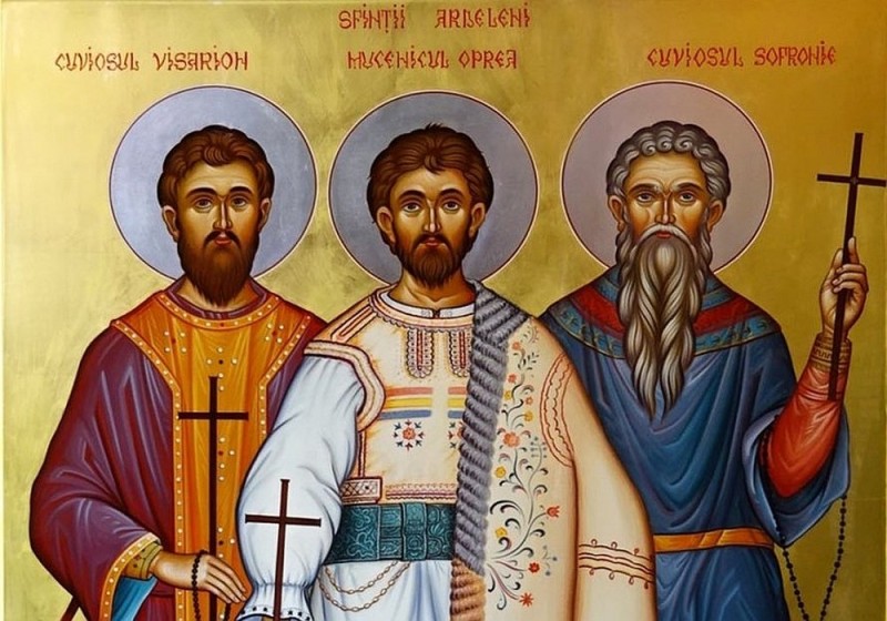 Calendar ortodox, 21 octombrie - Sf. Cuv. Mărturisitori: Visarion şi Sofronie; Sf. Mc. Oprea; Sf. Preoţi Mărturisitori: Ioan din Galeş şi Moise Măcinic din Sibiel; Sf. Cuv. Ilarion cel Mare