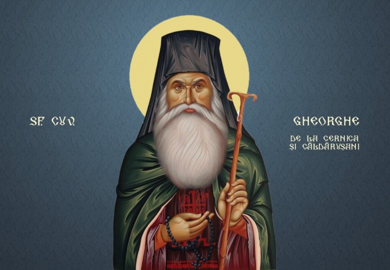 Calendar ortodox: Îl cinstim astăzi pe Sf. Cuv. Gheorghe de la Cernica şi Căldăruşani (Dezlegare la peşte)