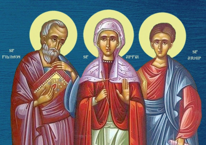 Calendar Ortodox: Sf. Ap. Filimon, Arhip, Onisim şi Apfia; Sf. Mc. Cecilia