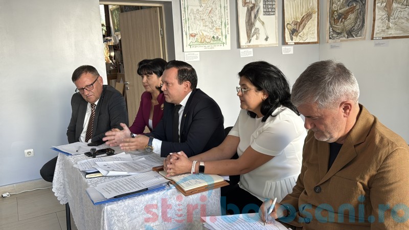 Conducerea județului și o parte dintre politicieni, puși de sindicaliști să semneze un pact pentru botoșăneni! (Foto, Video)