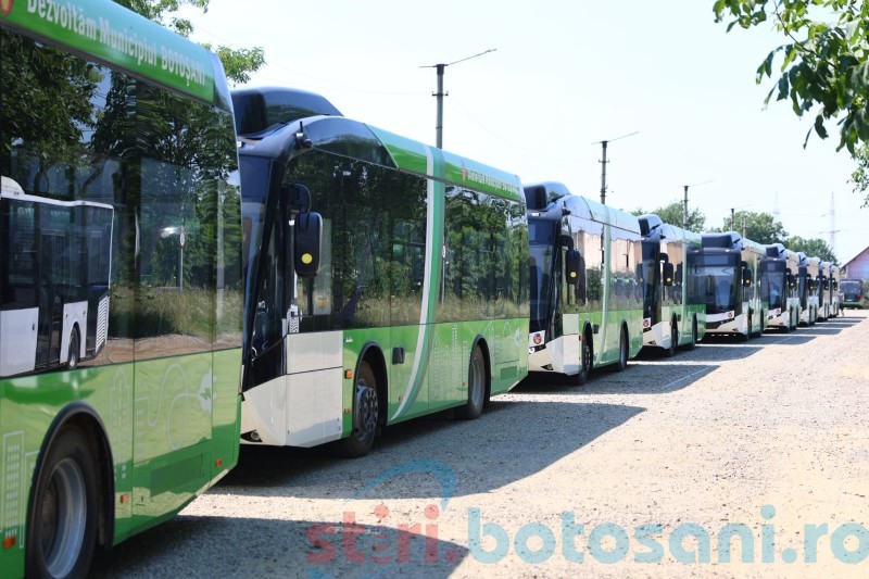 De MIERCURI! Botoșănenii vor circula cu autobuze electrice în municipiu! (Foto, Video)