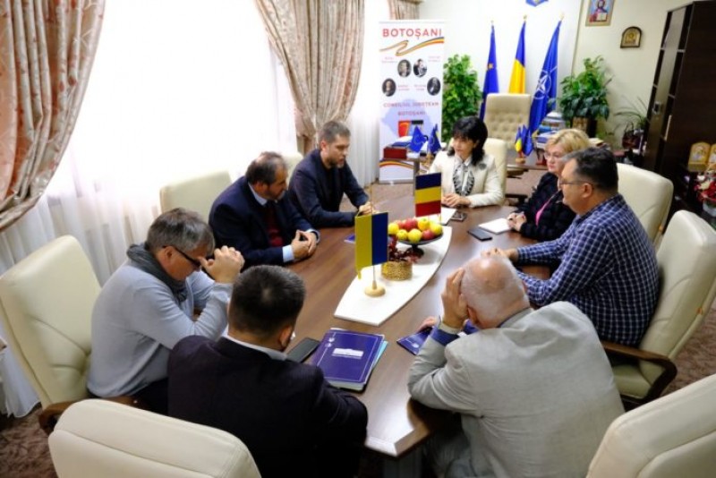 Delegație ucraineană prezentă la Botoșani pentru colaborare transfrontalieră (fotogalerie)
