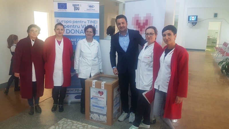 Deputatul PSD Răzvan Rotaru ajută în campania Centrului de Transfuzie Sanguină din Botoșani