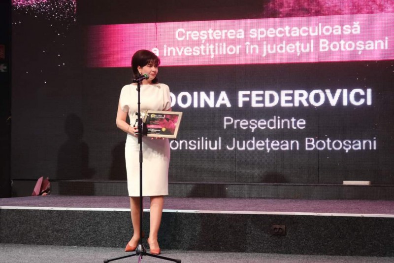 Doina Federovici, laureata Galei „Top 100 femei de succes” pentru „creșterea spectaculoasă a investițiilor” (fotogalerie)