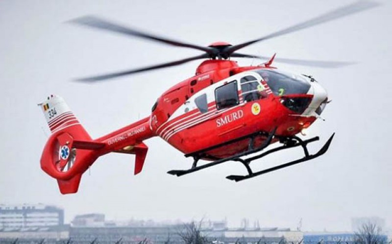 Elicopter SMURD, solicitat la Botoșani pentru un bărbat care a suferit un infarct