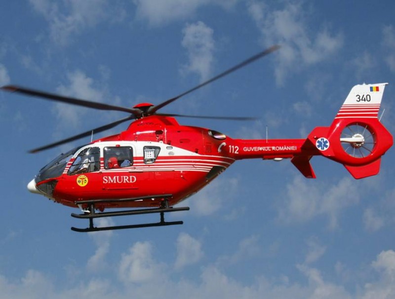 Elicopter SMURD solicitat pentru o femeie în stare critică