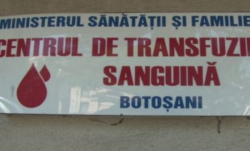 Este criză de sânge la Botoșani! Centrul de Transfuzie face apel la populație