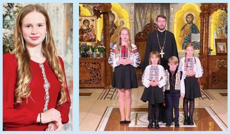 Fetița din Germania care îl iubește pe Dumnezeu: ”Mama noastră cânta la strana bisericii din Vorona!” - Video