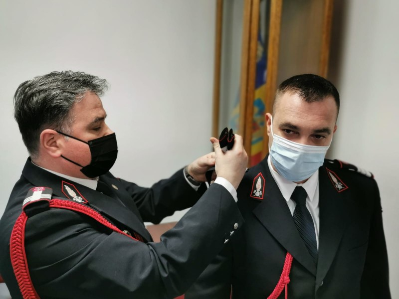 FOTO: Pompieri avansați de Ziua Națională a României