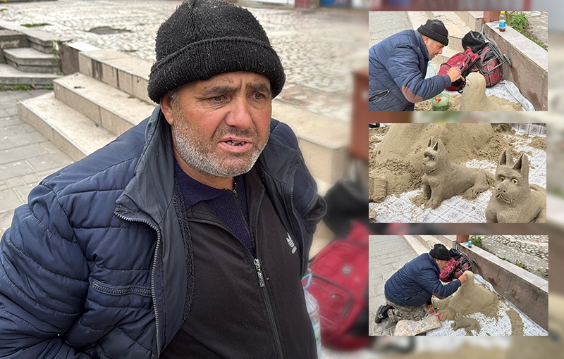”Imposibila viață posibilă”: Omul care modelează frumosul pe străzile orașului!