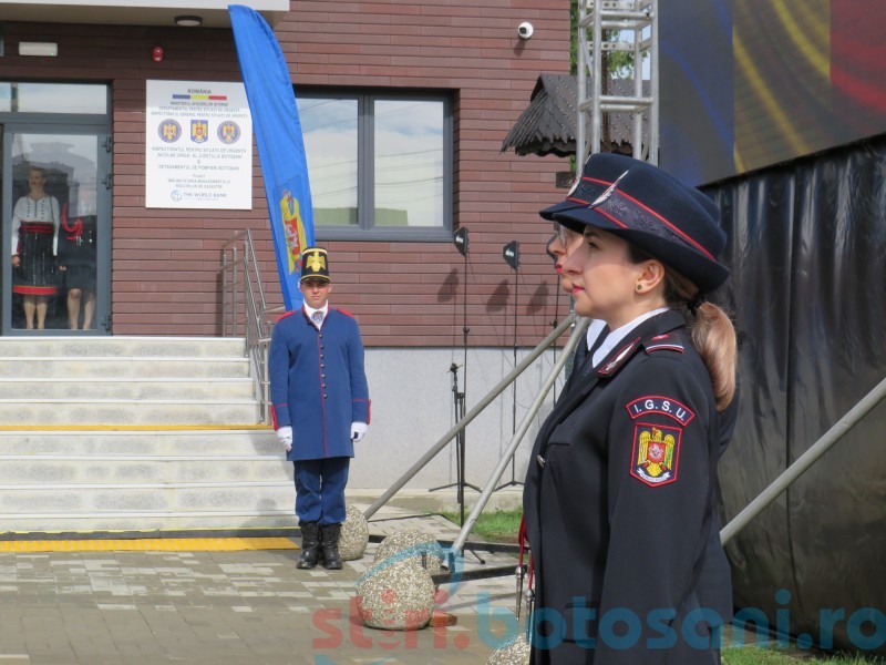 Inaugurare în zi de sărbătoare pentru pompierii botoșăneni: La mulți ani, salvatori! (Foto, Video)