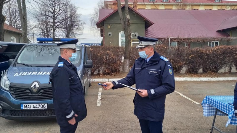 Jandarmi avansați în grad de Ziua Națională a României