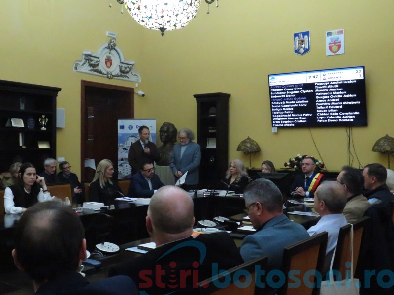 Laureatul Premiului Național de Poezie „Opera Omnia” pentru anul 2025, cetățean de onoare al municipiului Botoșani! (Foto, Video)