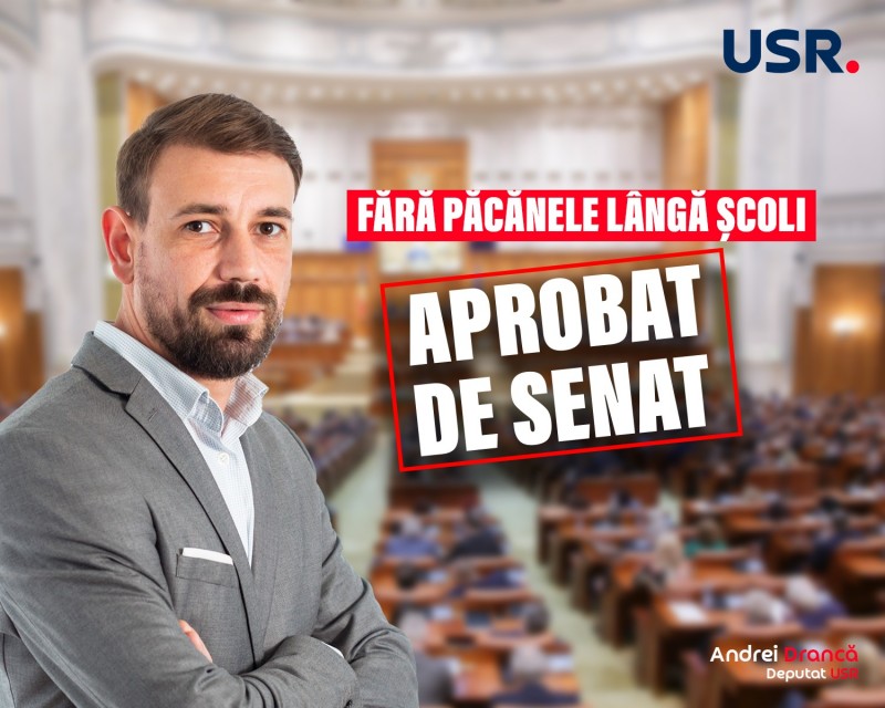 Legea al cărui inițiator este și deputatul USR de Botoșani a fost aprobată de Senat: fără „păcănele” lângă copiii noștri
