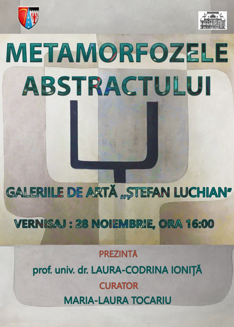 Mai mulți artiști își vor expune lucrările într-o expoziție la Botoșani, intitulată „Metamorfozele abstractului”