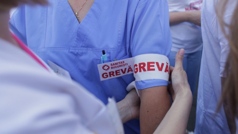 Medicii protestează azi la Ministerul Sănătății și se pregătesc de grevă generală din 8 iunie