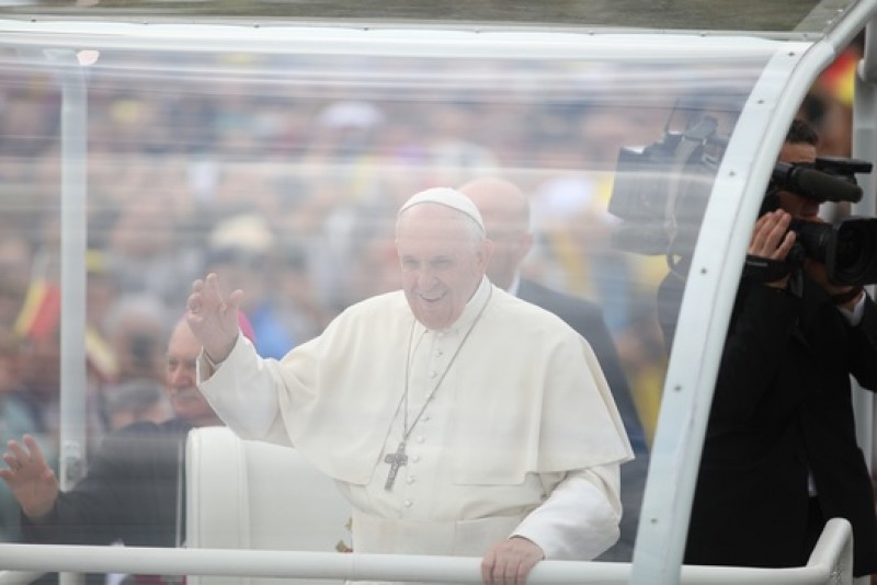 Papa Francisc la Iaşi: Suveranul Pontif a citat din Eminescu - "Fiii tăi trăiască numai în frăţie" FOTO