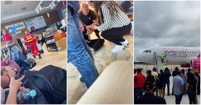 Pasagerii unui avion blocat cu defecțiuni pe pista Aeroportului din Suceava au început să leșine, fiind ținuți închiși ca în saună