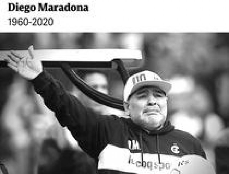 Presa argentiniană: Diego Maradona a murit