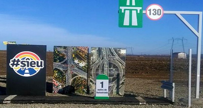Primul metru de autostradă din Moldova a fost vandalizat