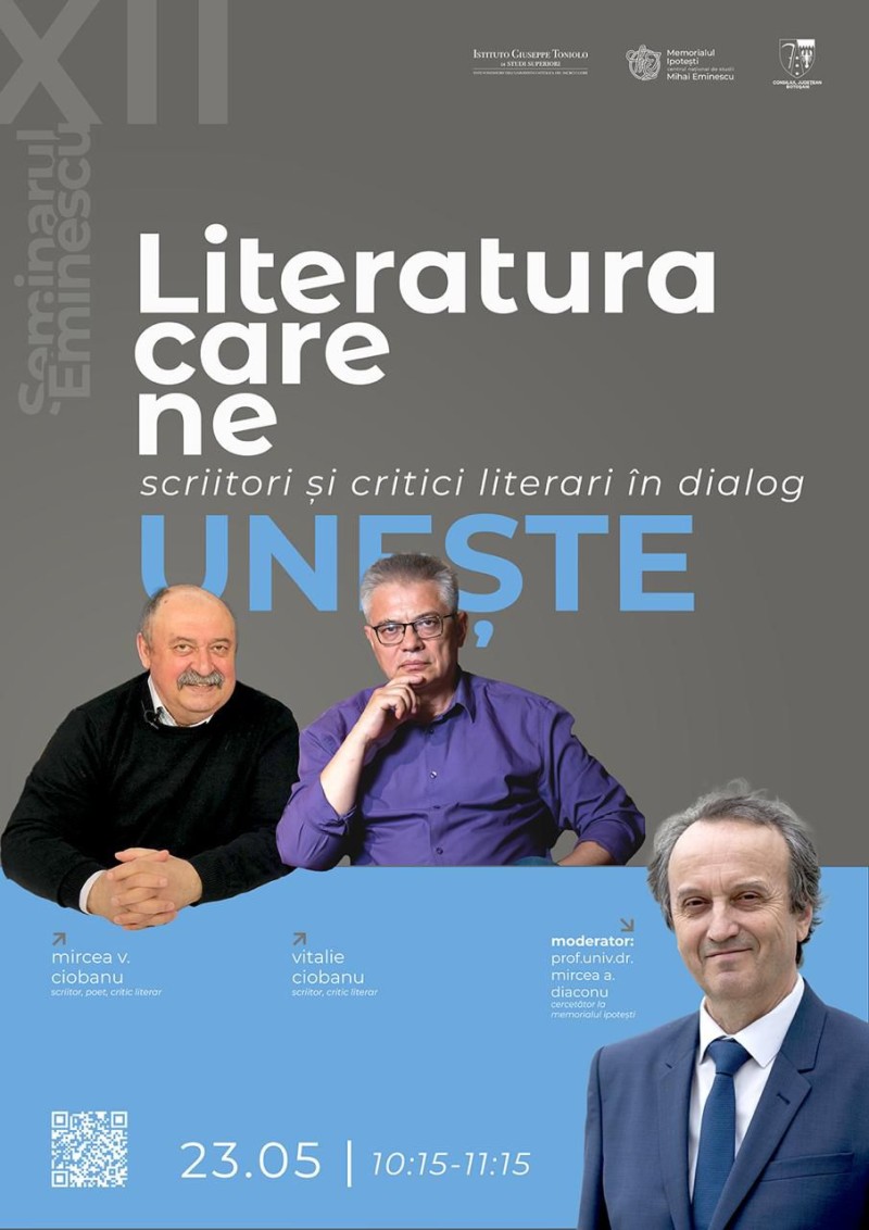 Scriitori și critici literari în dialog: „Literatura care ne unește”