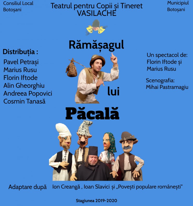 Teatrul „Vasilache” susține un spectacol special de 1 iunie, în Parcul „Eminescu”
