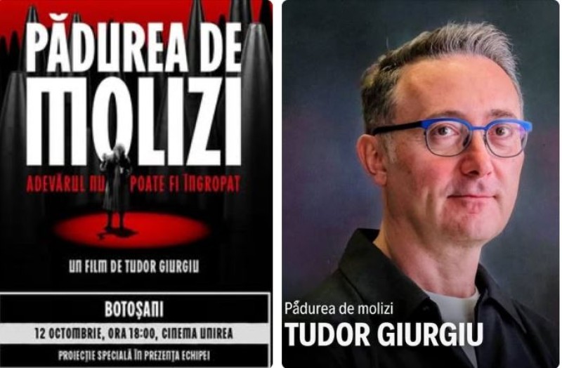 Tudor Giurgiu invită botoșănenii la Cinema Unirea: ”Pădurea de molizi”, o poveste cutremurătoare care merită cunoscută!